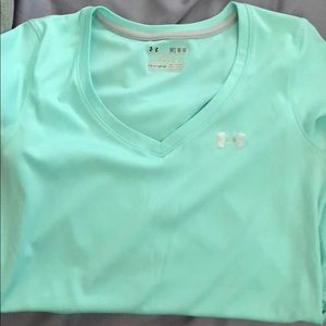 Tiffany blue under armour shirt